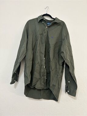 Ralph Lauren Olive Green Lightweight Shirt Jacket
